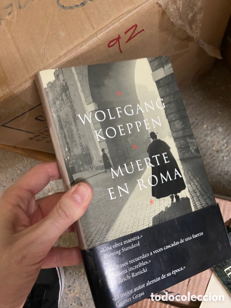 Libros de segunda mano: Caja92 WOLFGANG KOEPPEN MUERTE EN ROMA