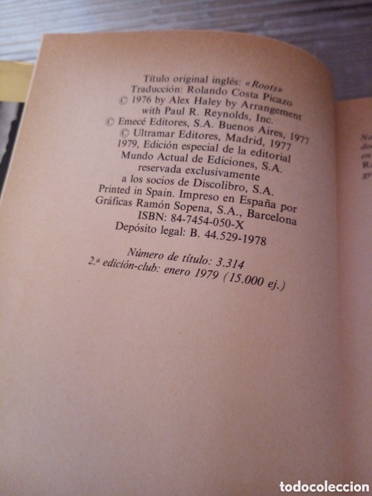 Libros de segunda mano: Ra&iacute;ces -Alex Haley- - Foto 4