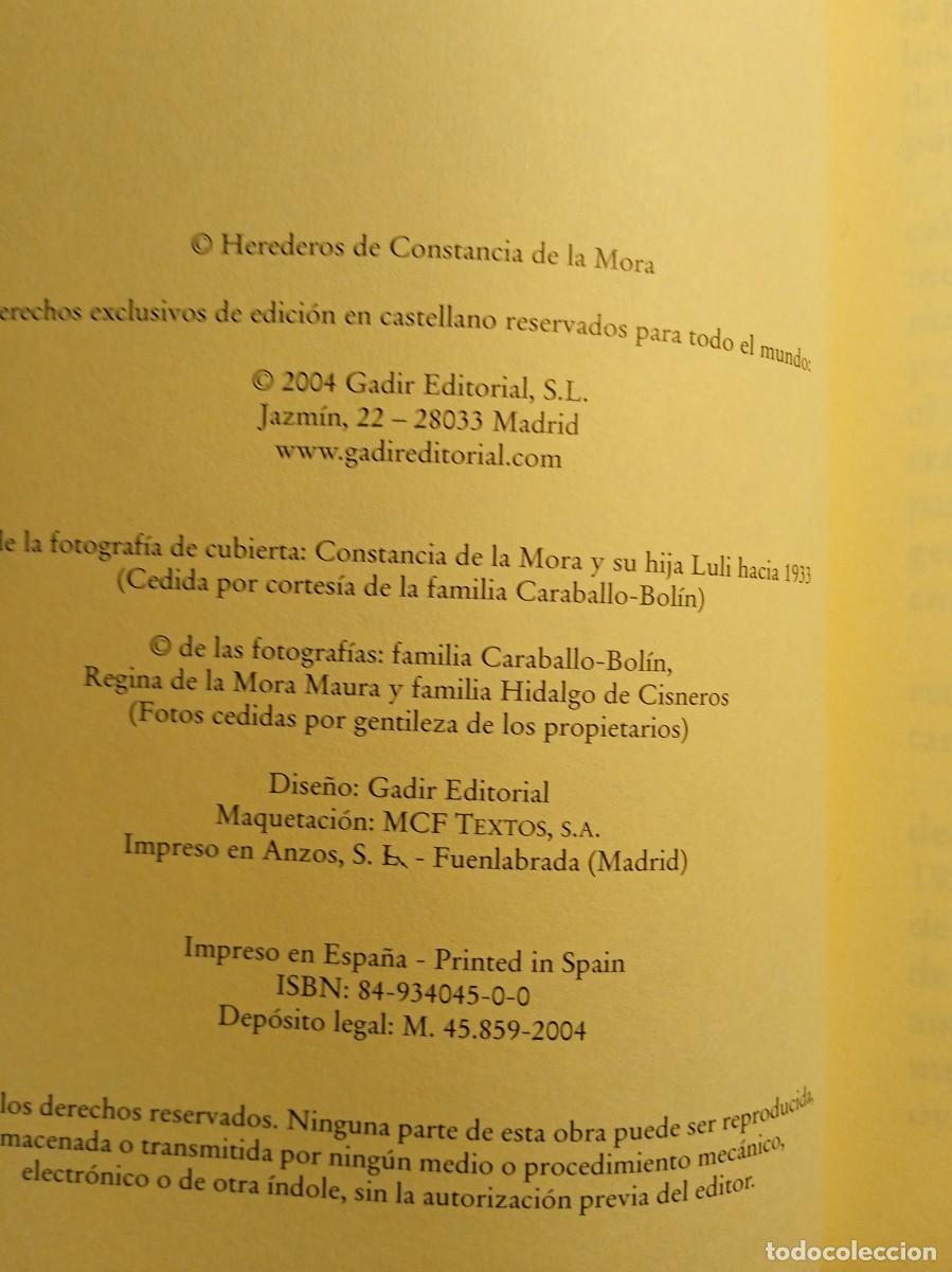 Libros de segunda mano: Constancia de la Mora Doble esplendor - Foto 3