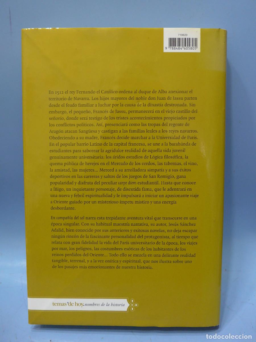 Libros de segunda mano: EN COMPA&Ntilde;IA DEL SOL - JESUS SANCHEZ ADALID - EDICIONES TEMAS DE HOY - Foto 2
