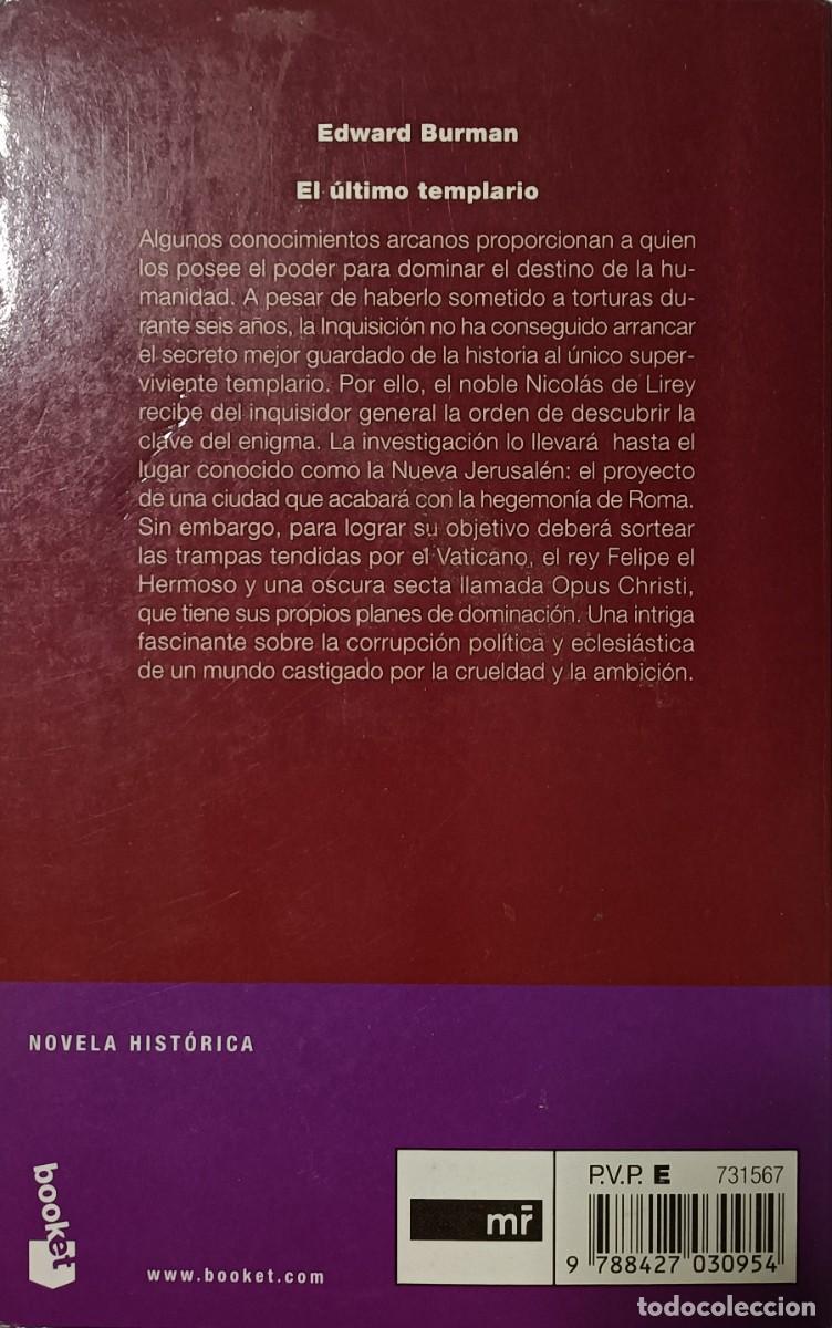 Libros de segunda mano: LIBRO EL &Uacute;LTIMO TEMPLARIO - Foto 2