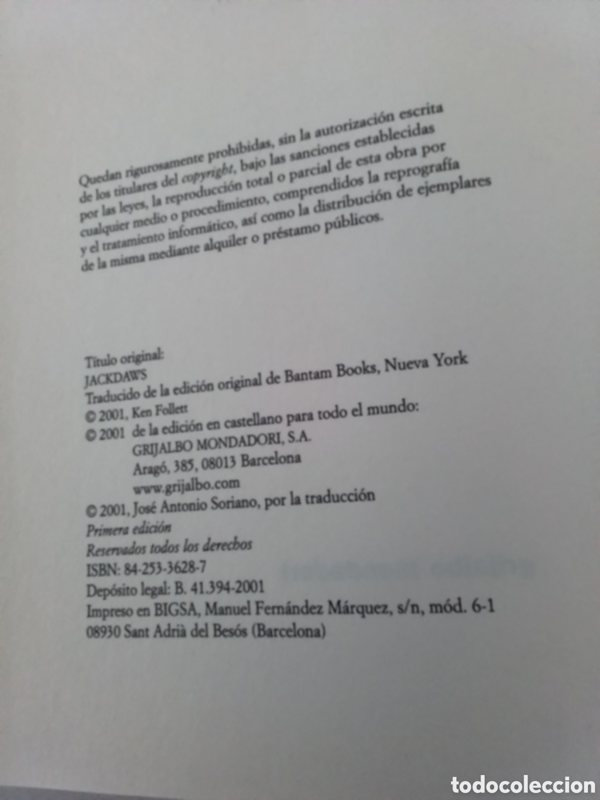 Libros de segunda mano: Libro Ken Follett - Foto 5