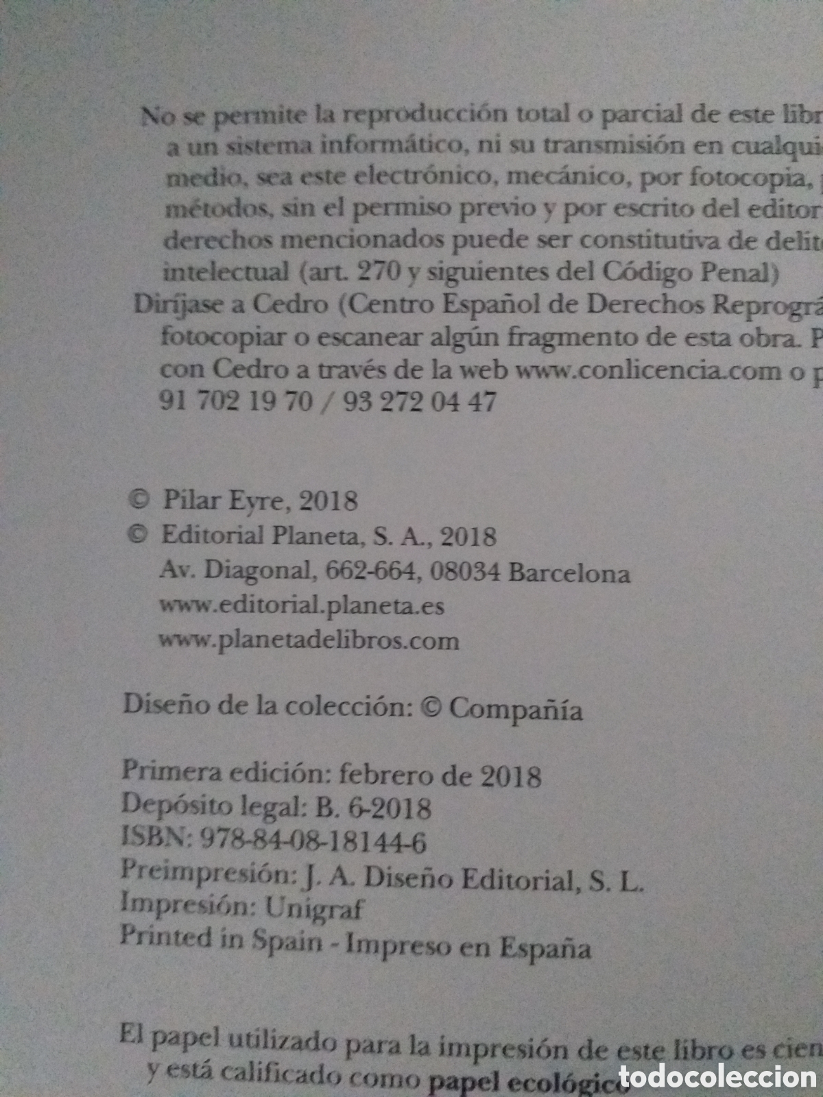 Libros de segunda mano: Libro Pilar Eyre - Foto 5