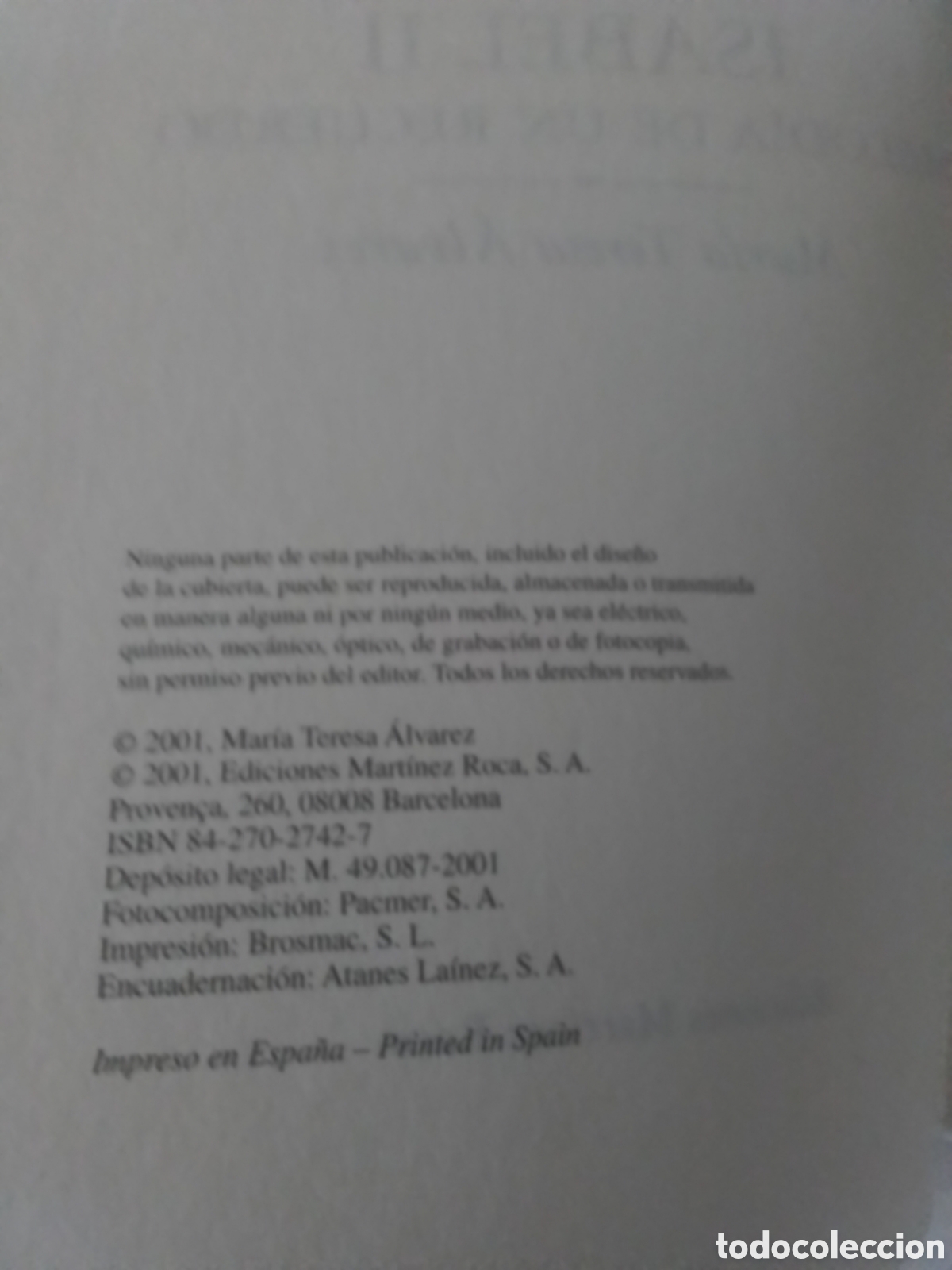 Libros de segunda mano: Libro Mar&iacute;a Teresa &Aacute;lvarez - Foto 4