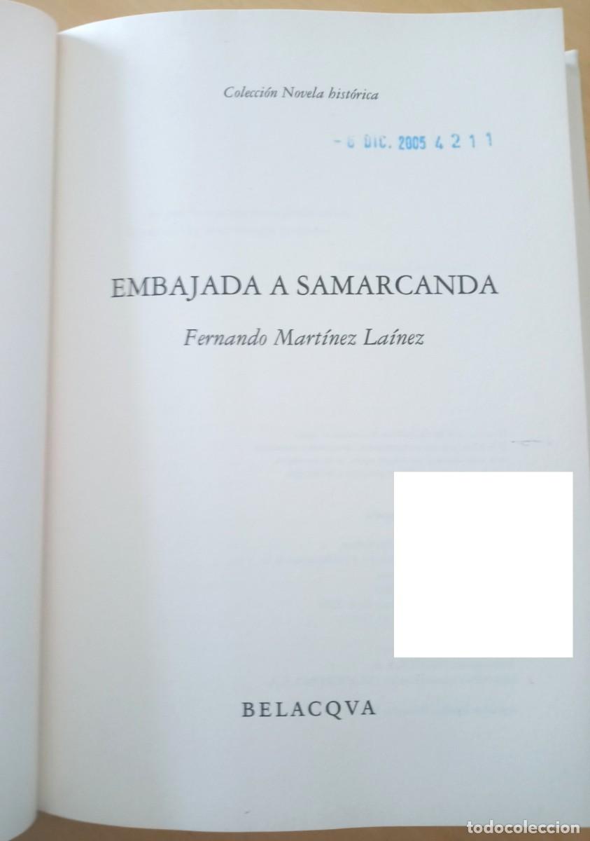 Libros de segunda mano: FERNANDO MARTINEZ LAINEZ EMBAJADA A SAMARCANDA - Foto 8
