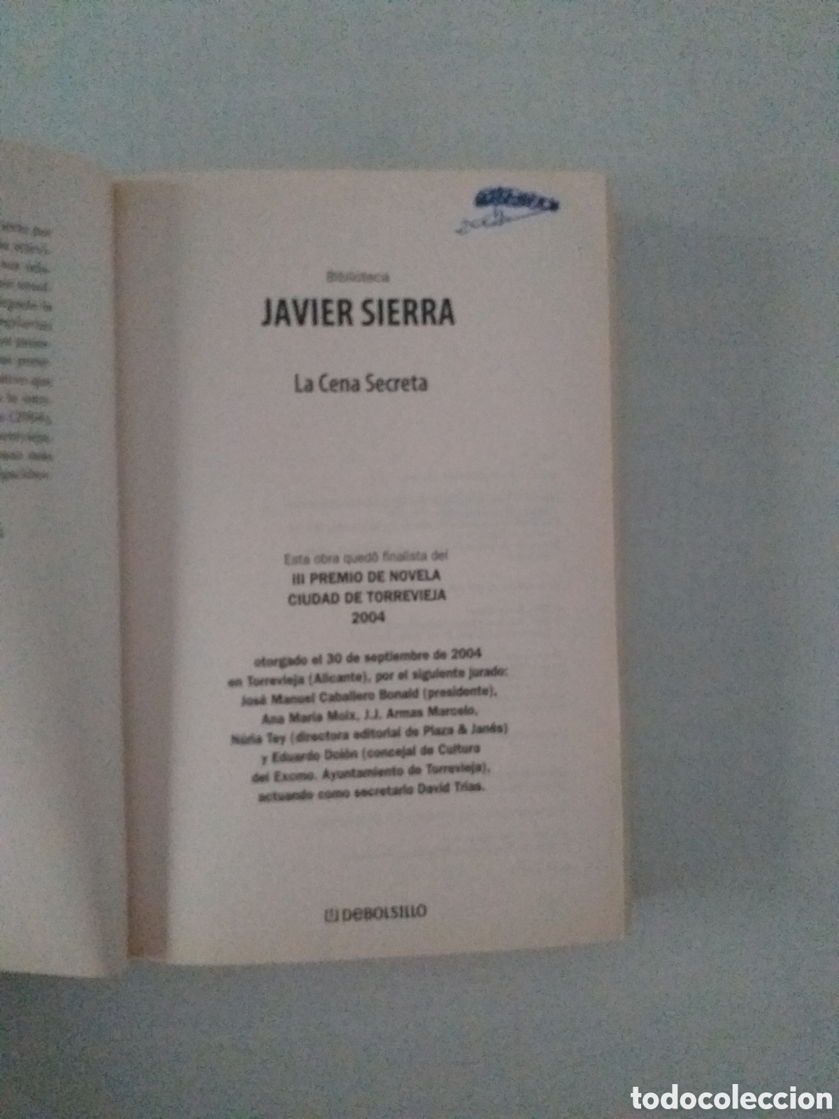 Libros de segunda mano: Libro Javier Sierra - Foto 4