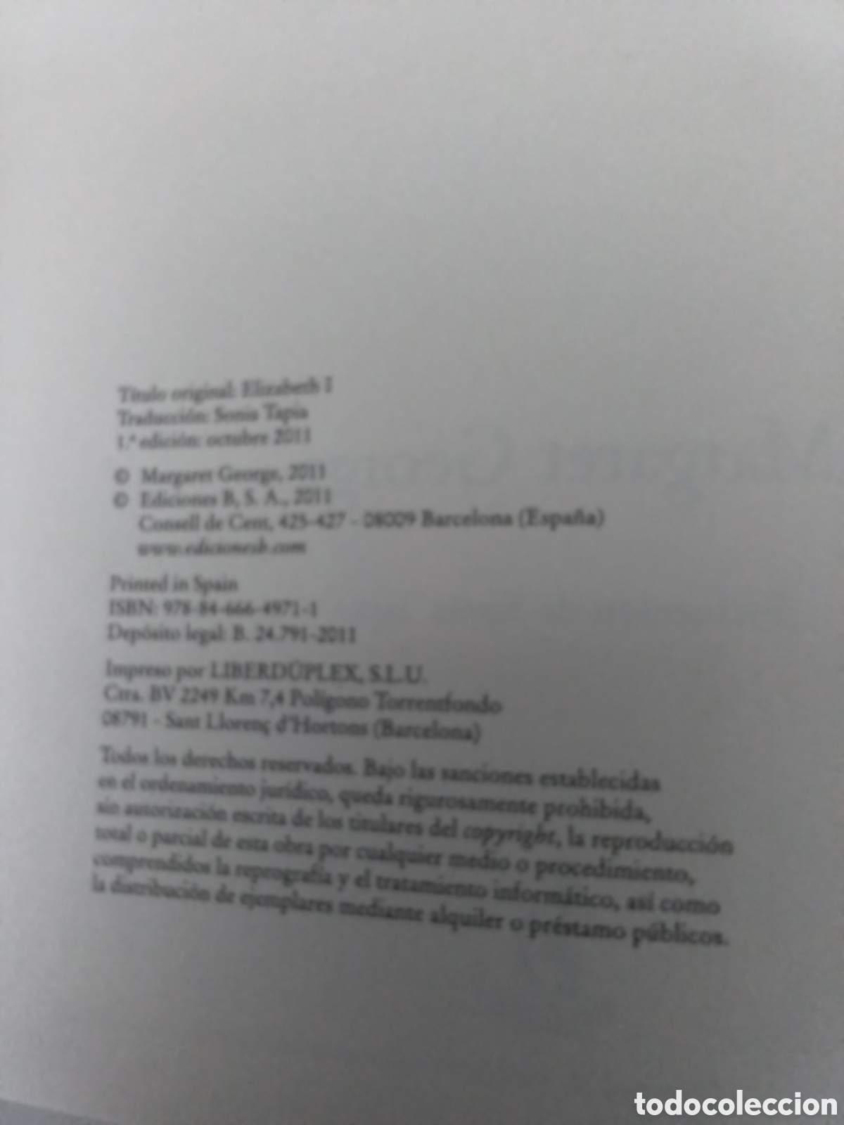 Libros de segunda mano: Libro Margaret George - Foto 2