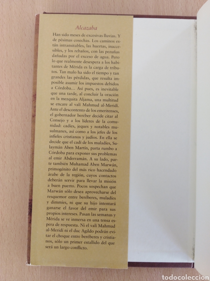 Libros de segunda mano: ALCAZABA. Jes&uacute;s S&aacute;nchez Adalid - Foto 8