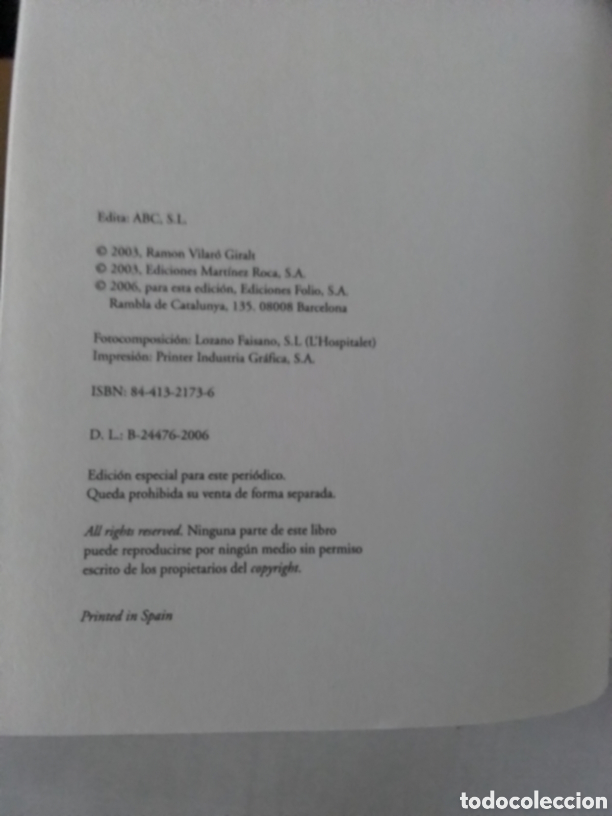 Libros de segunda mano: Libro Ram&oacute;n Vilar&oacute; - Foto 2