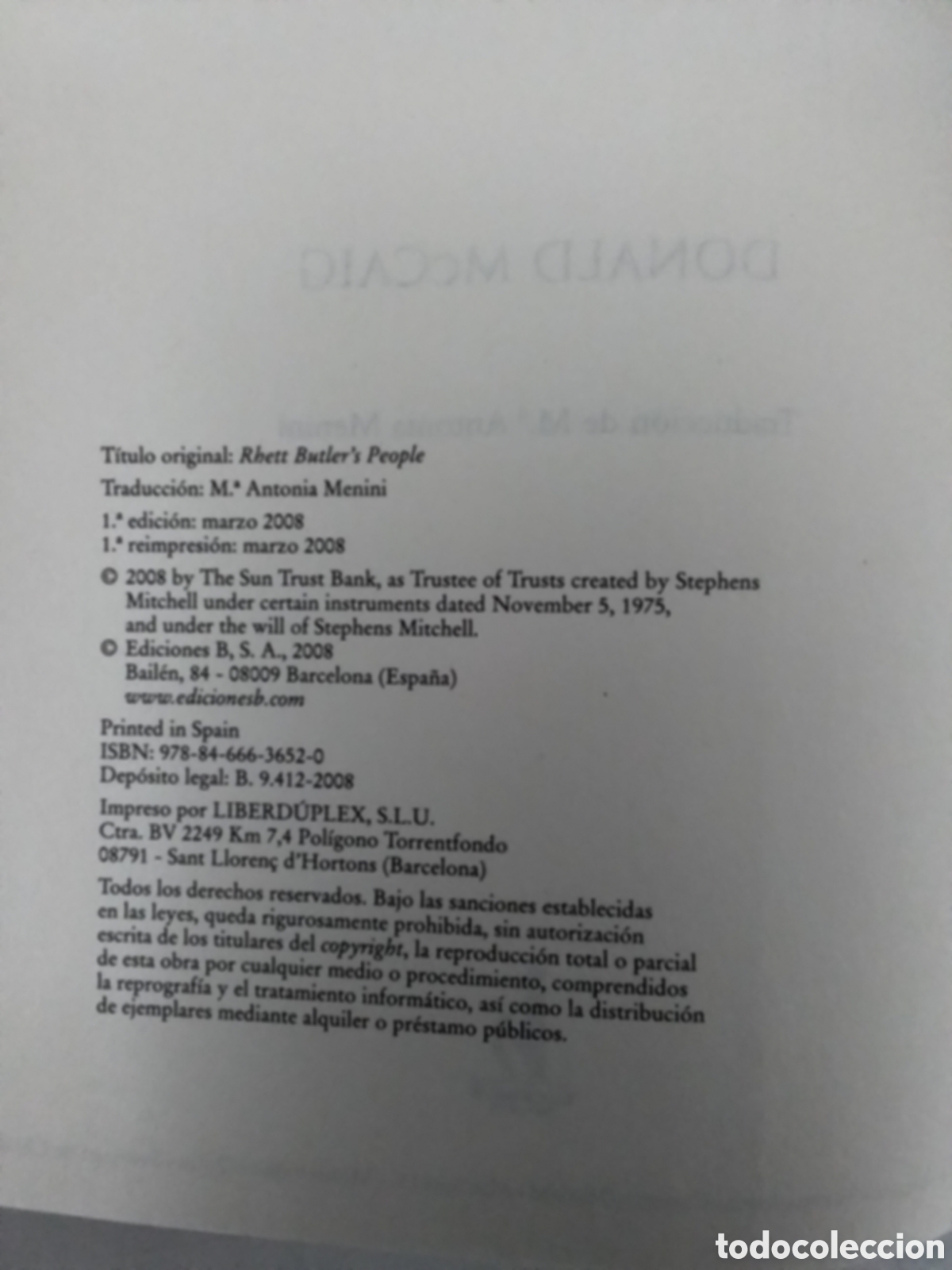 Libros de segunda mano: Libro Donald MC Caig - Foto 2