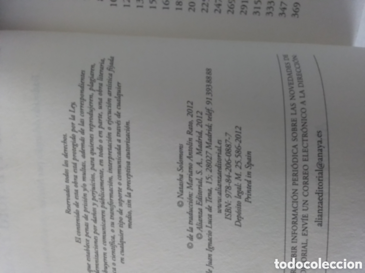 Libros de segunda mano: Libro Natasha Solomons - Foto 3