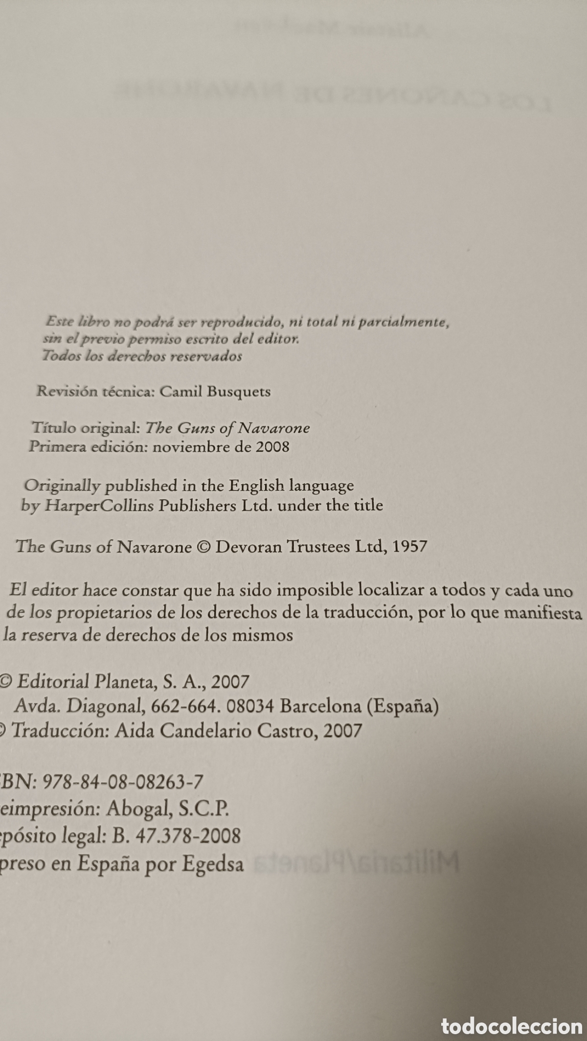 Libros de segunda mano: Los Ca&ntilde;ones de Navarone - Foto 4