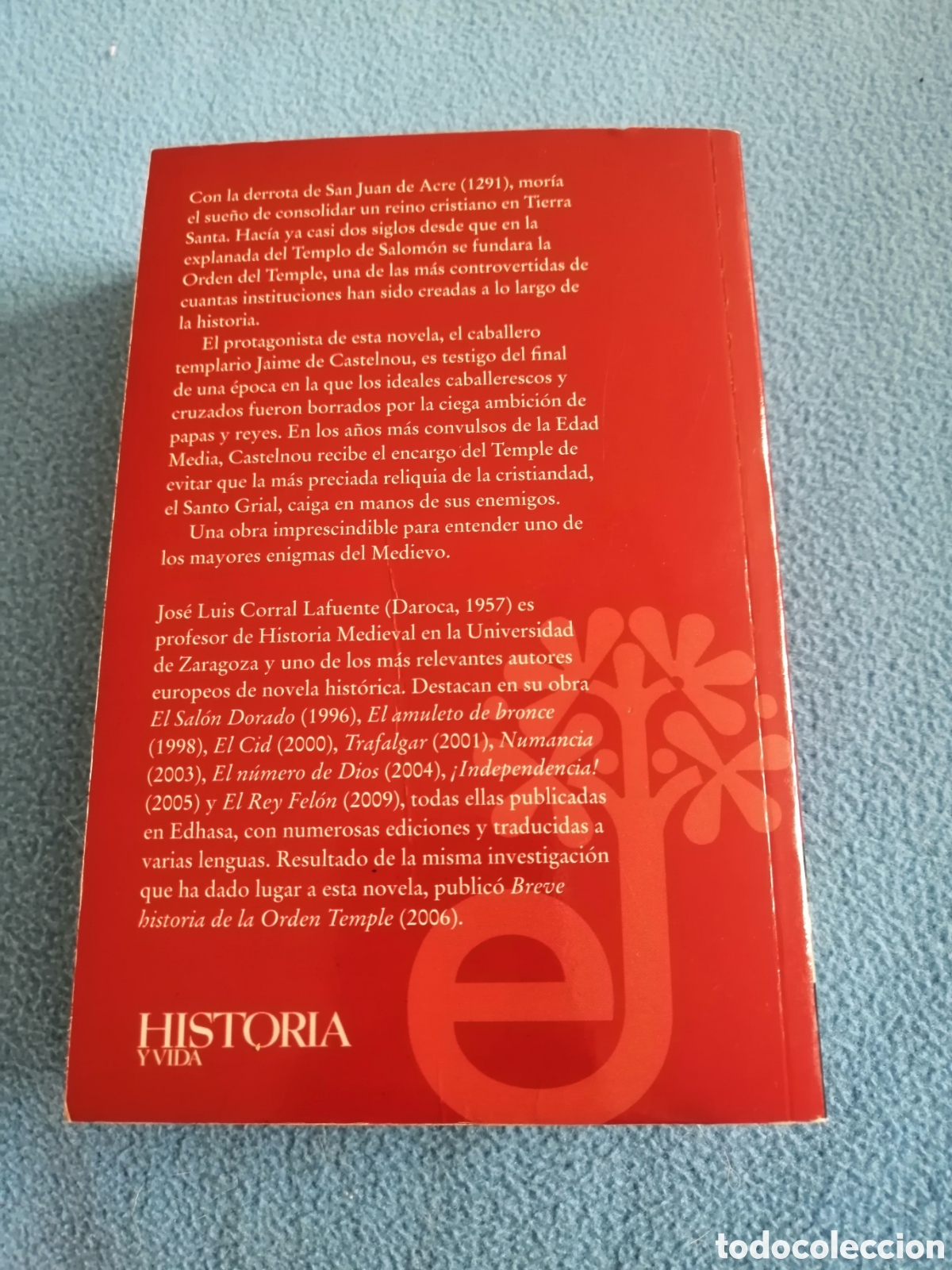 Libros de segunda mano: Libro El caballero del templo de Jos&eacute; Luis Corral - Foto 2