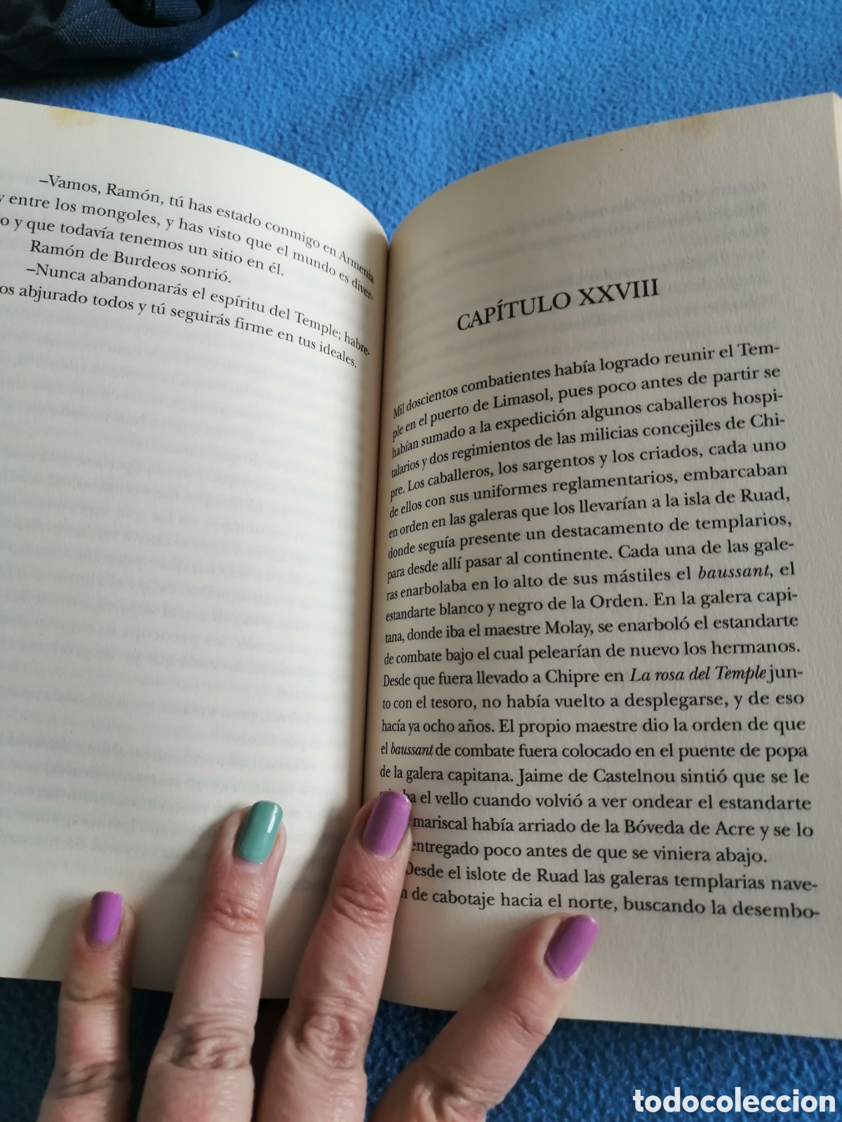 Libros de segunda mano: Libro El caballero del templo de Jos&eacute; Luis Corral - Foto 3