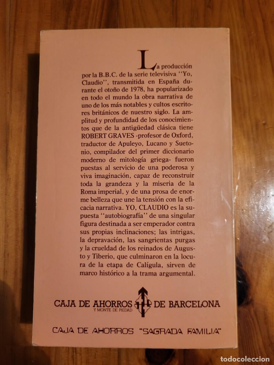 Libros de segunda mano: YO, CLAUDIO. ROBERT GRAVES - Foto 2