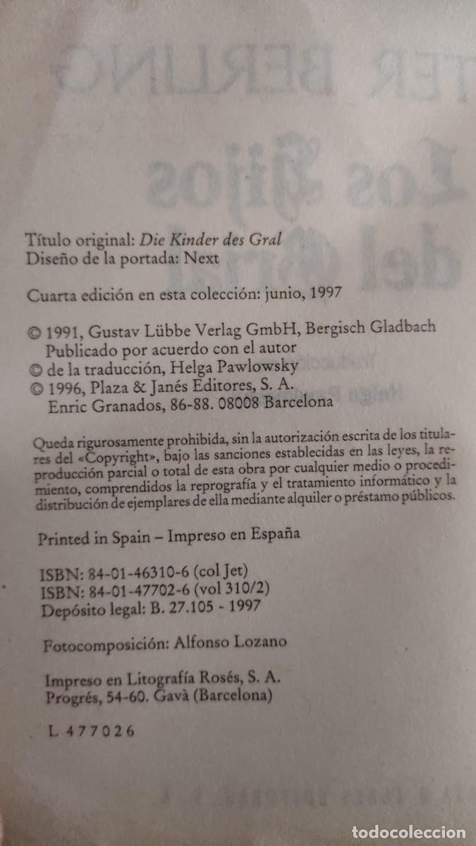 Libros de segunda mano: Los Hijos del Grial. - Foto 4