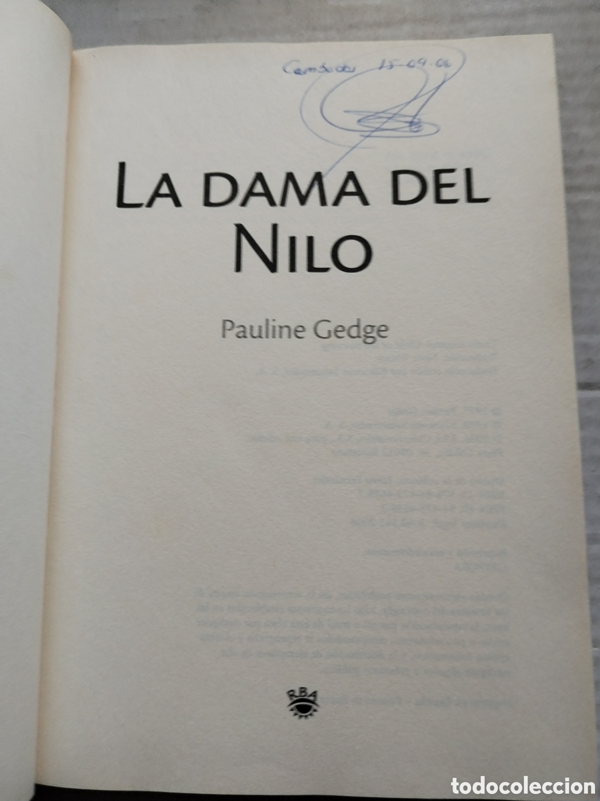 Libros de segunda mano: LA DAMA DEL NILO - Foto 3