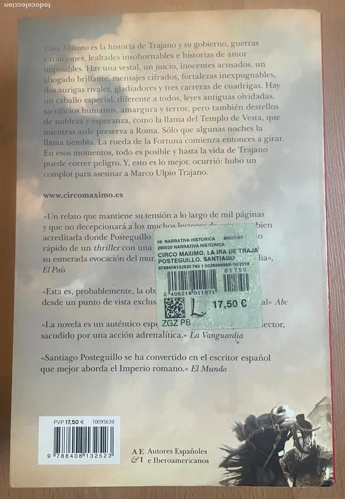 Libros de segunda mano: CIRCO MAXIMO, Santiago Posteguillo - Foto 6