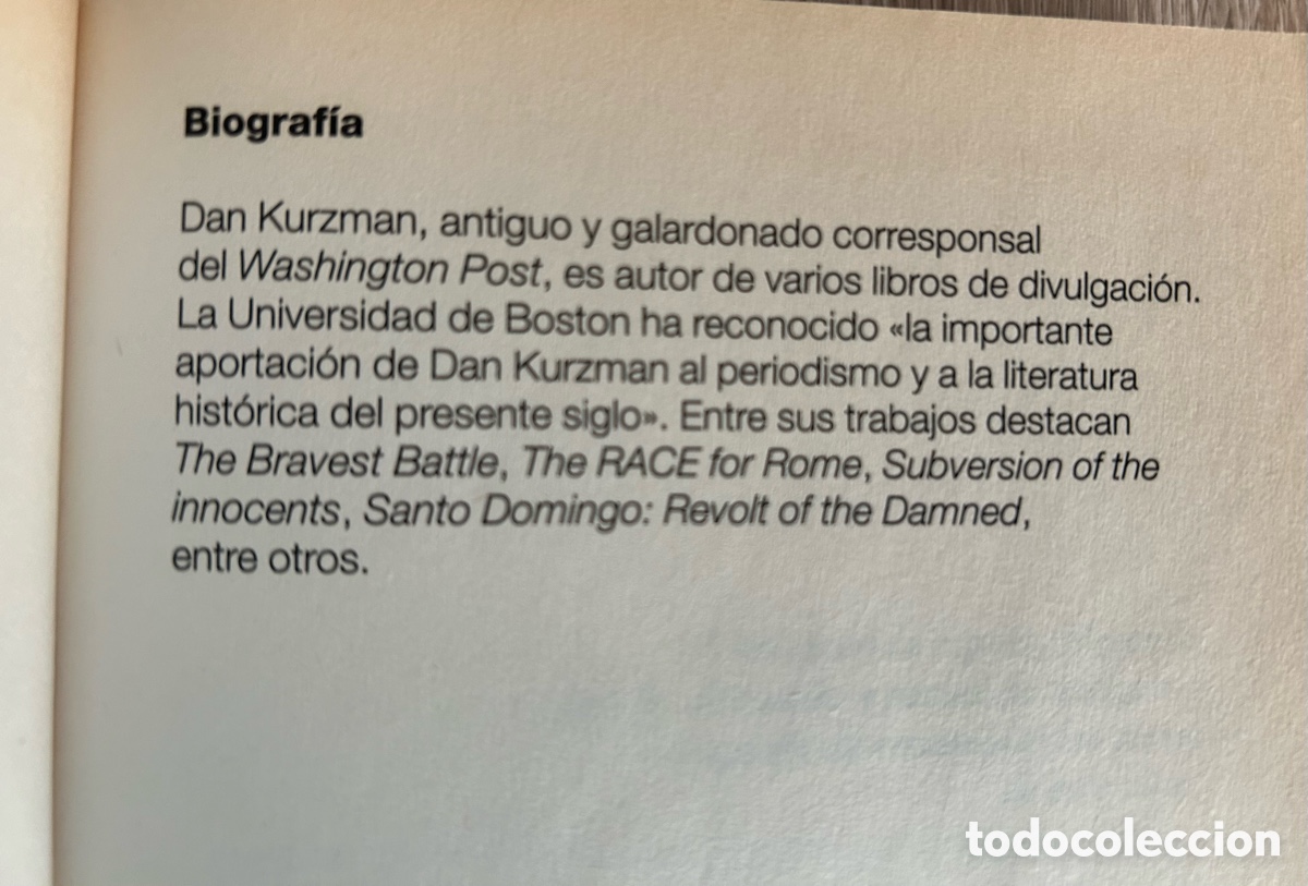 Libros de segunda mano: El asedio de Madrid. Dan Kurzman - Foto 5