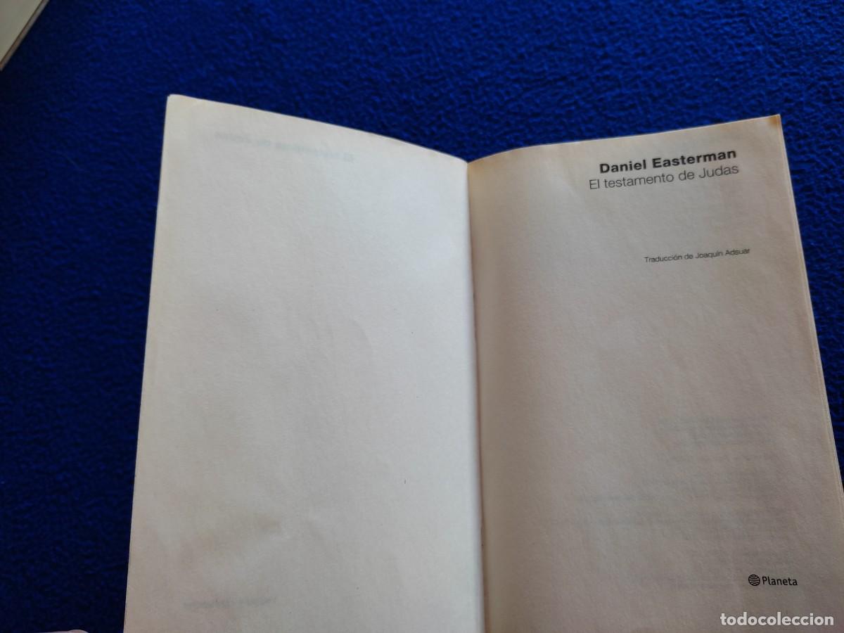 Libros de segunda mano: EL TESTAMENTO DE JUDAS Daniel Easterman Editorial Planeta 1995 - Foto 5