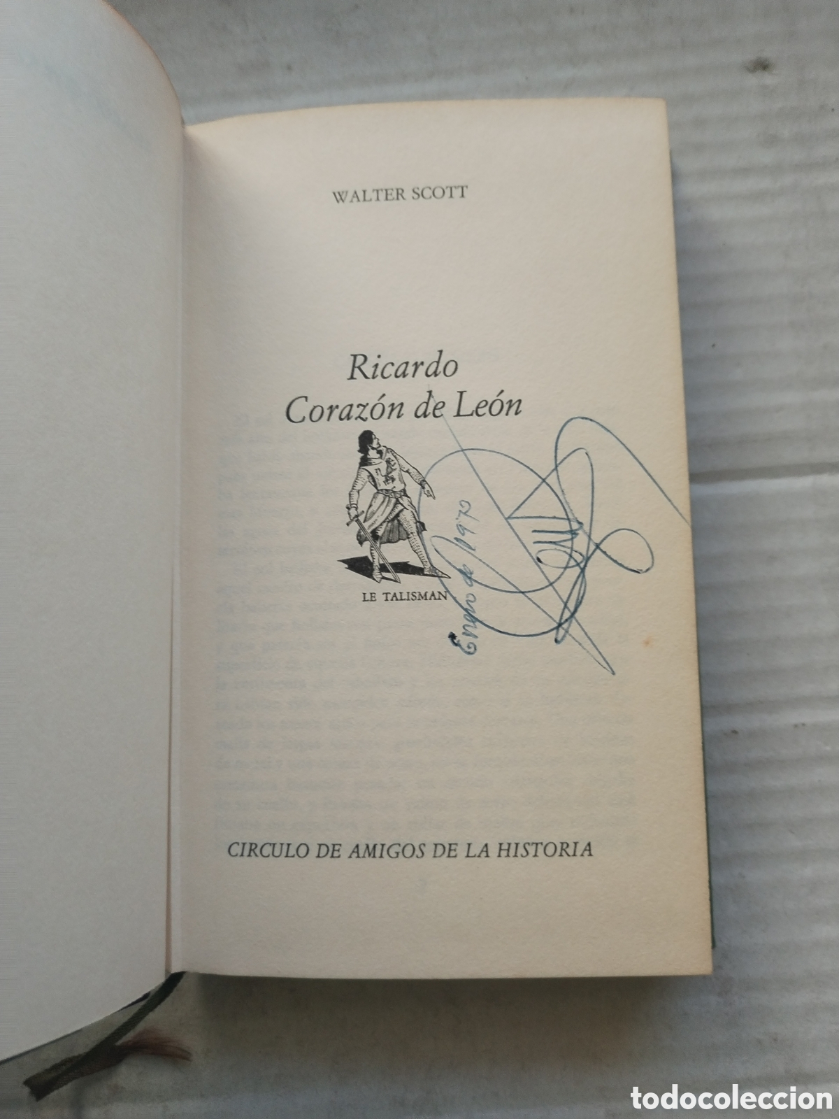 Libros de segunda mano: RICARDO CORAZ&Oacute;N DE LEON/WALTER SCOTH - Foto 3