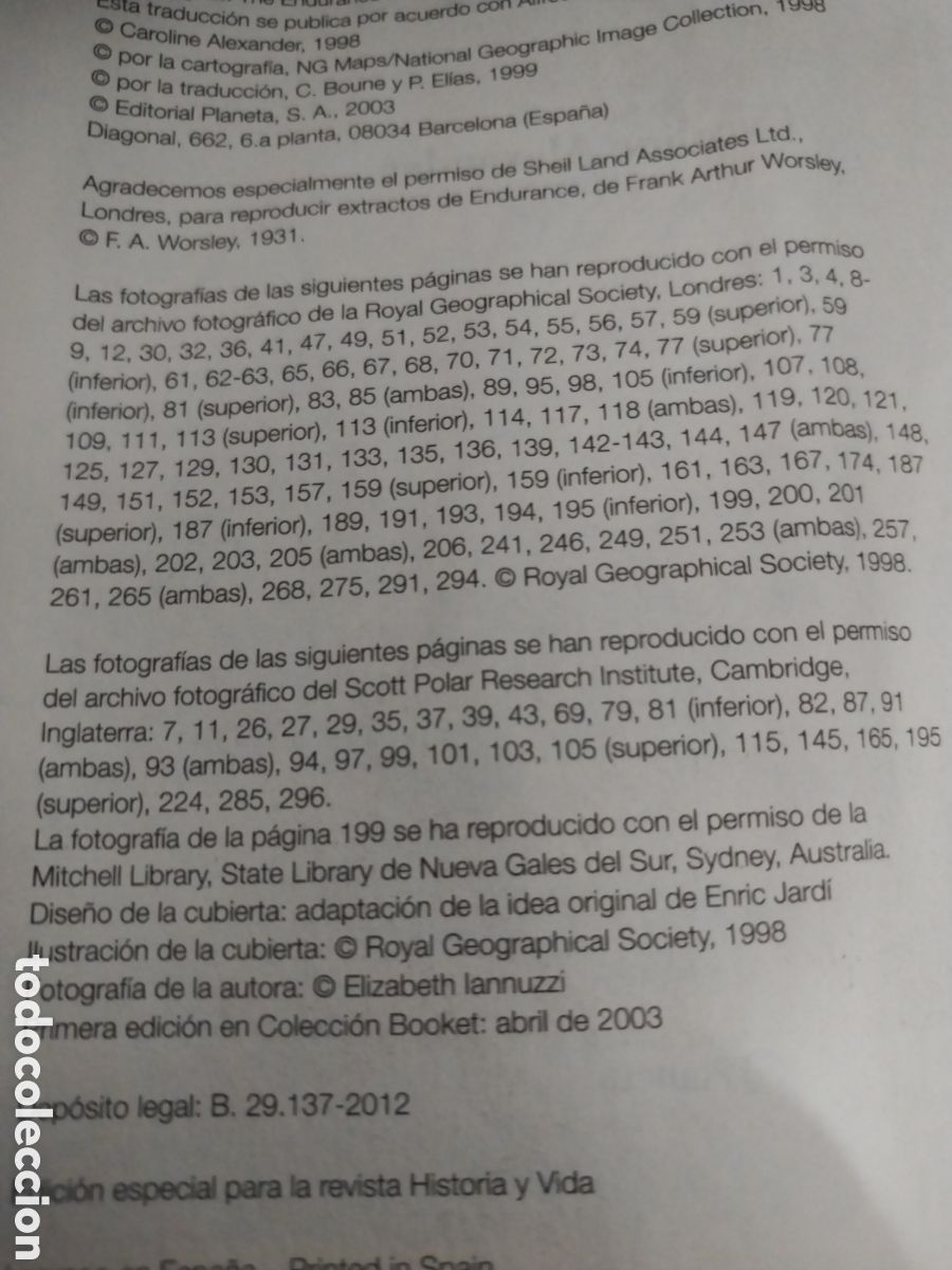 Libros de segunda mano: ATRAPADOS EN EL HIELO a&ntilde;o 2012 - Foto 2