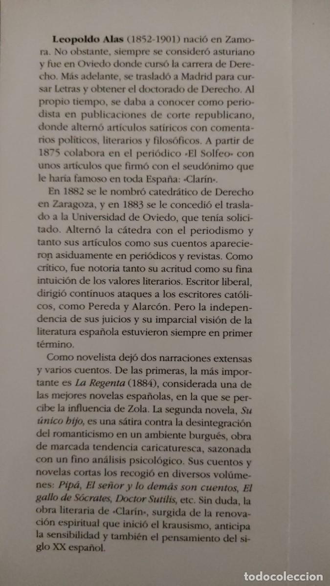 Libros de segunda mano: LA REGENTA. - Foto 2