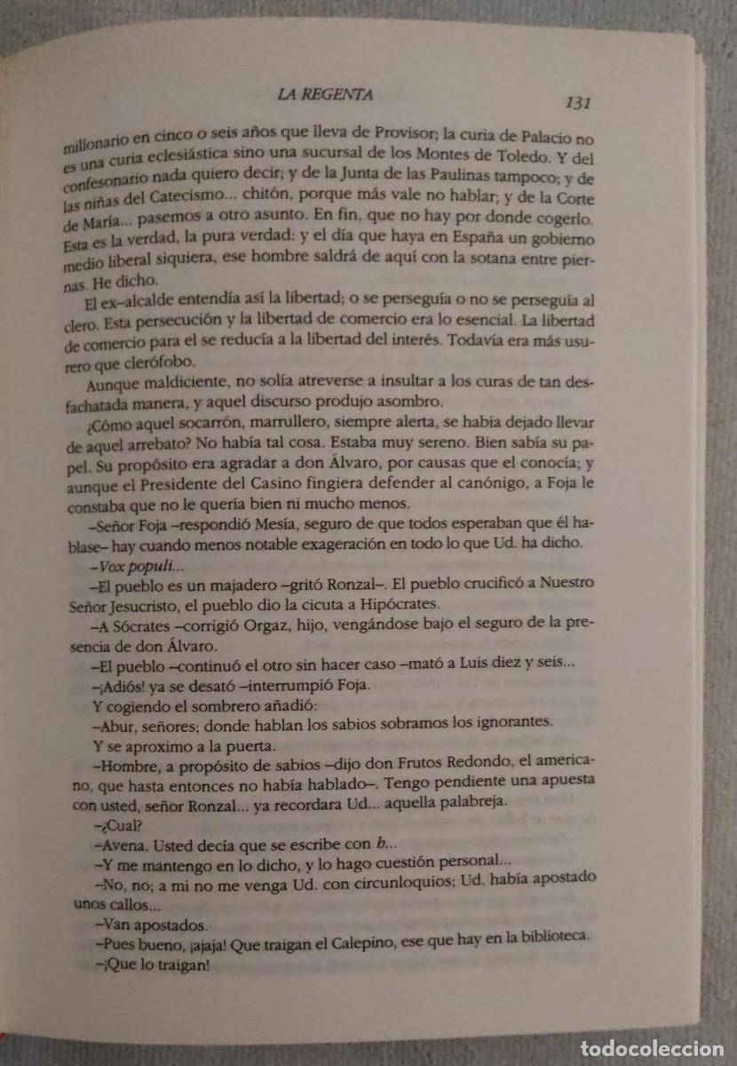 Libros de segunda mano: LA REGENTA. - Foto 10