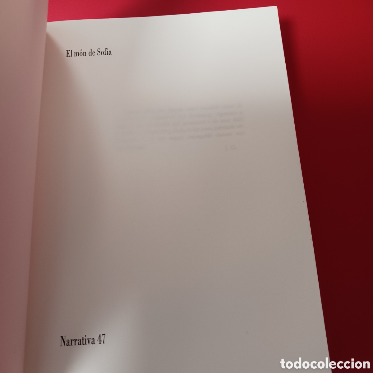 Libros de segunda mano: El m&oacute;n de Sofia de Jostein Gaarder - Foto 3