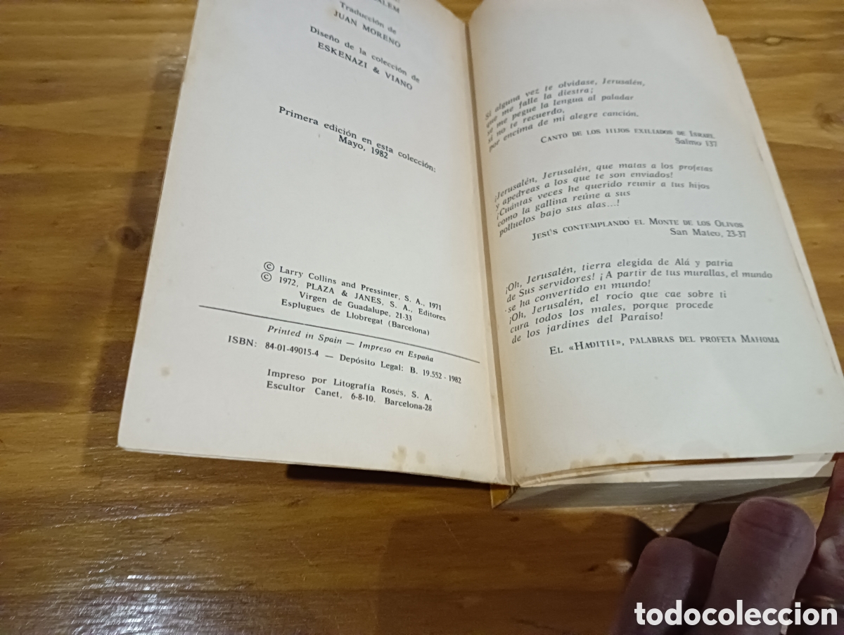 Libros de segunda mano: Oh , Jerusal&eacute;n. - Foto 5