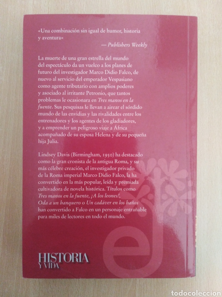 Libros de segunda mano: &iexcl;A LOS LEONES!. Lindsey Davis - Foto 2