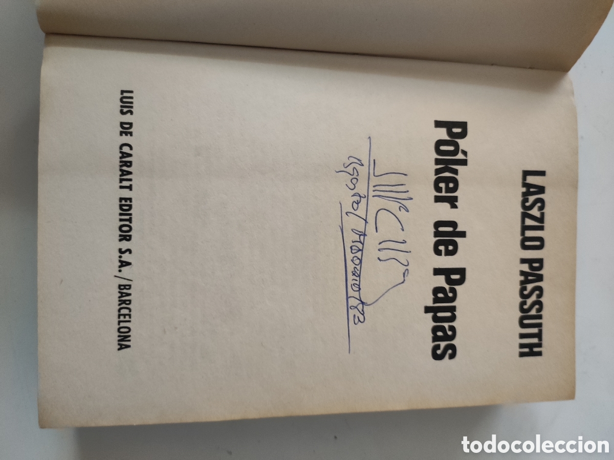 Libros de segunda mano: POKER DE PAPAS .- Laszlo Passuth - Foto 3