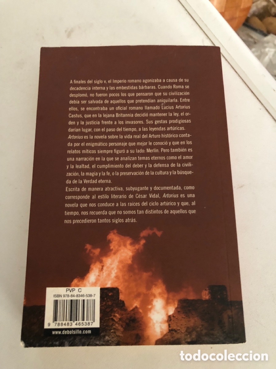 Libros de segunda mano: Artorius Cesar Vidal Debolsillo 1 Edicion 2008 - Foto 3