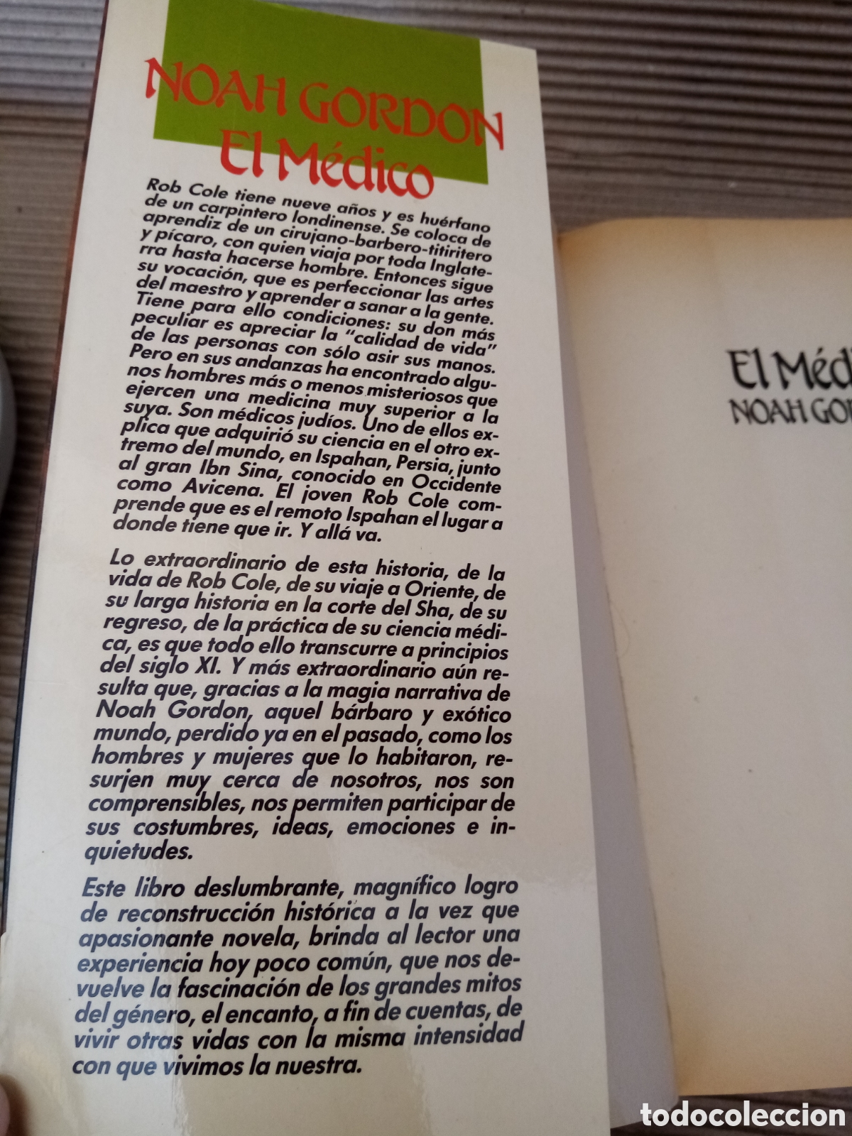 Libros de segunda mano: El M&eacute;dico - Noah Gordon- - Foto 5