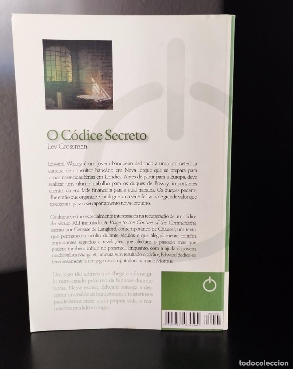 Libros de segunda mano: O C&oacute;dice Secreto de Lev Grossman - Foto 2
