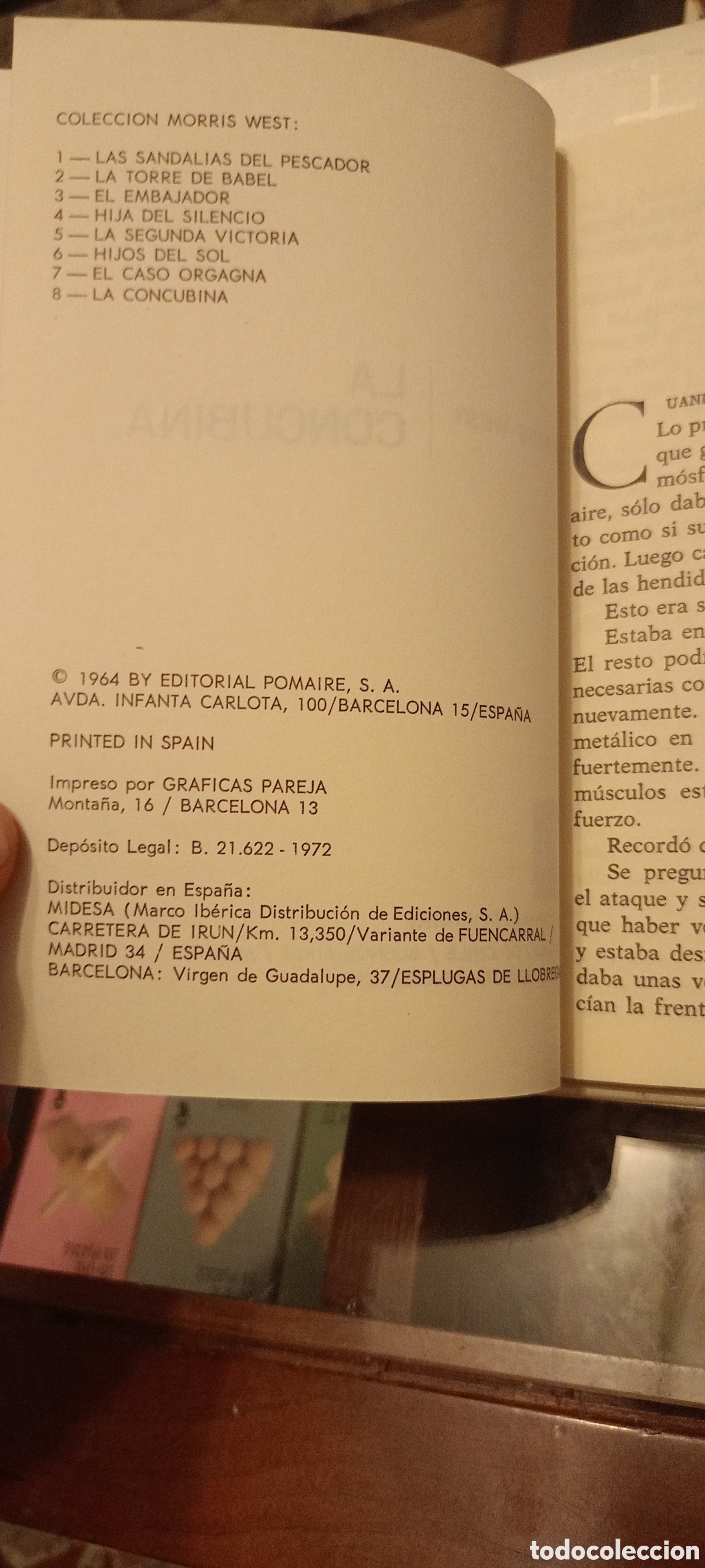 Libros de segunda mano: LA CONCUBINA Morris West - Foto 3