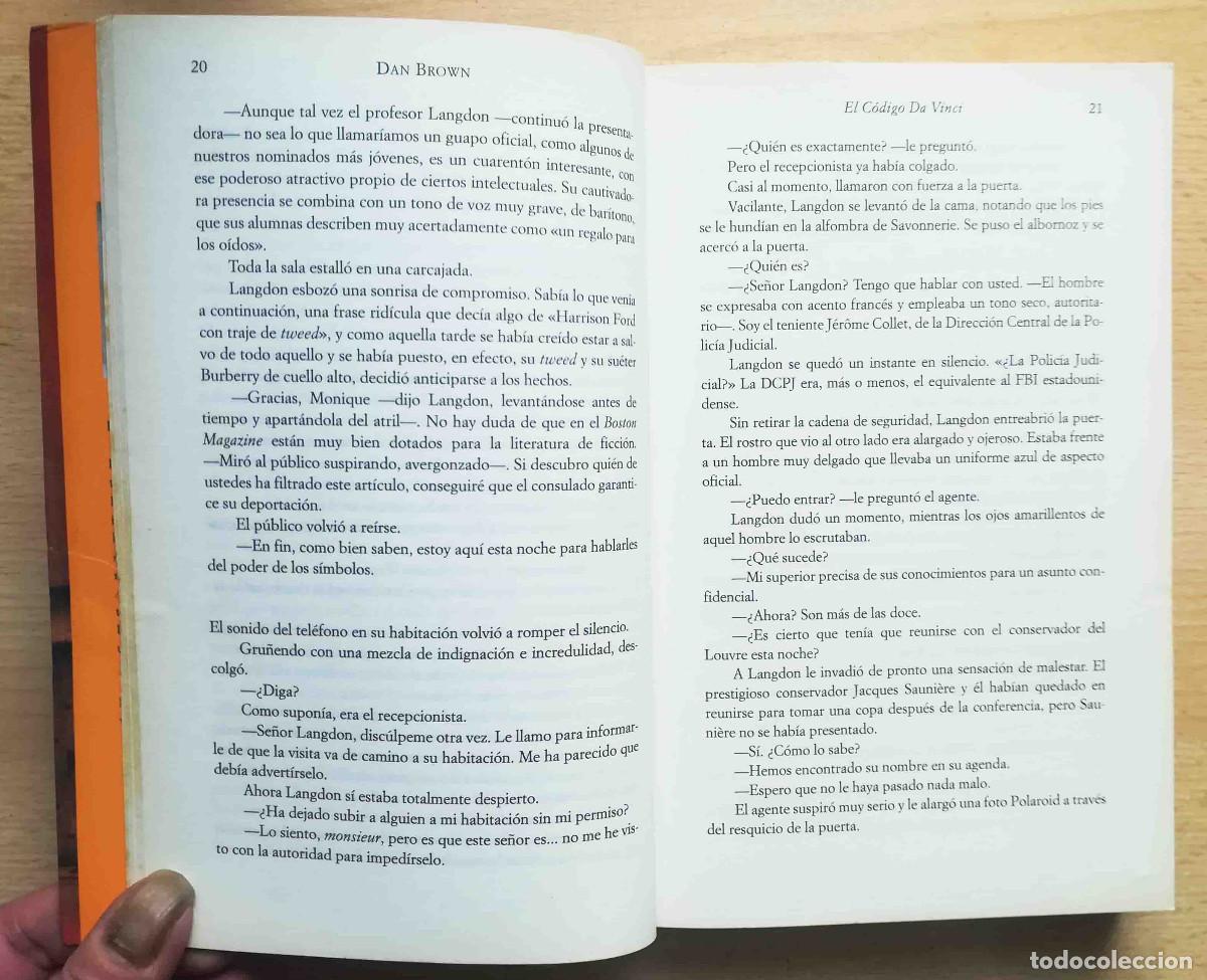 Libros de segunda mano: El c&oacute;digo Da Vinci (Dan Brown) Umbriel. Ediciones Urano 2004. - Foto 3