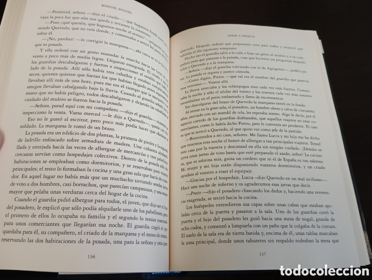 Libros de segunda mano: GOLPE A VENECIA. MANUEL AYLL&Oacute;N. - Foto 5