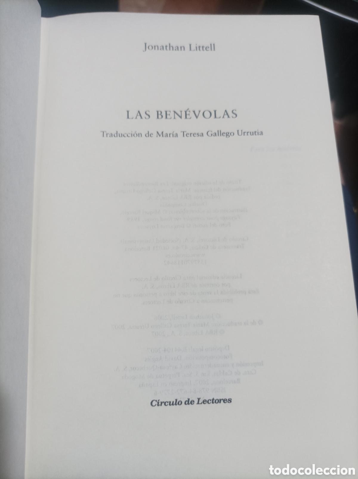 Libros de segunda mano: Las ben&eacute;volas Jonathan littell - Foto 3