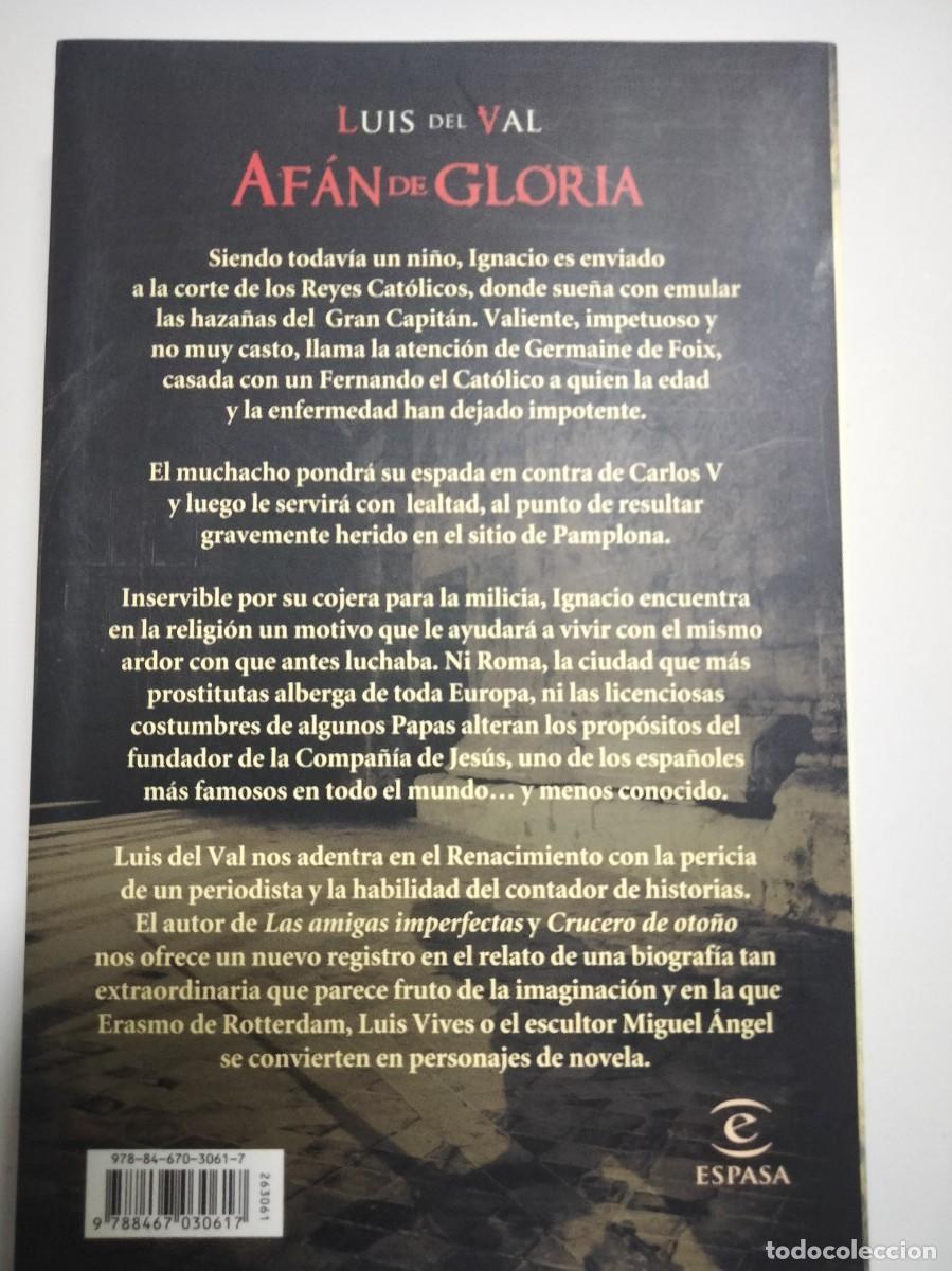 Libros de segunda mano: Af&aacute;n de Gloria novela - Foto 2