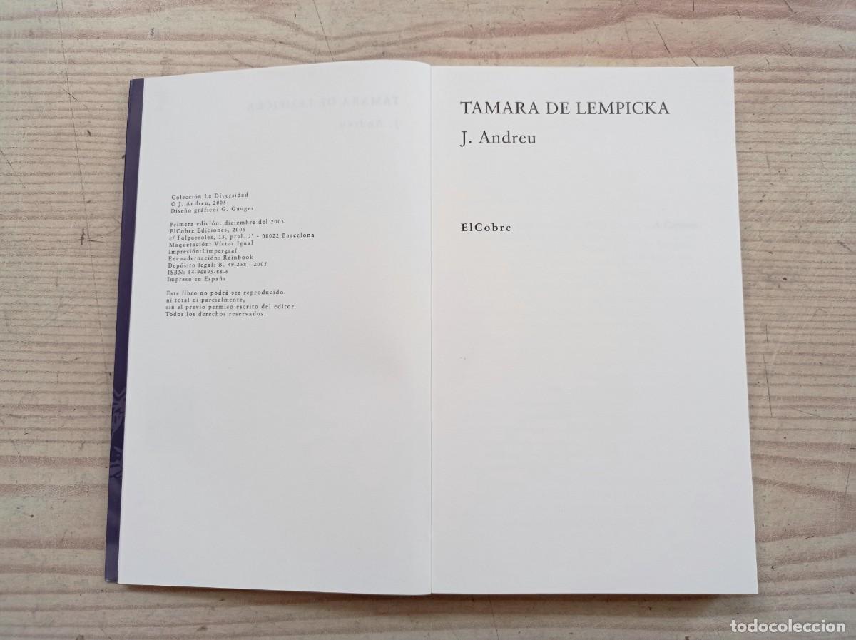 Libros de segunda mano: Tamara De Lempicka - J. Andreu - 2005 - Elcobre Ediciones - Foto 3