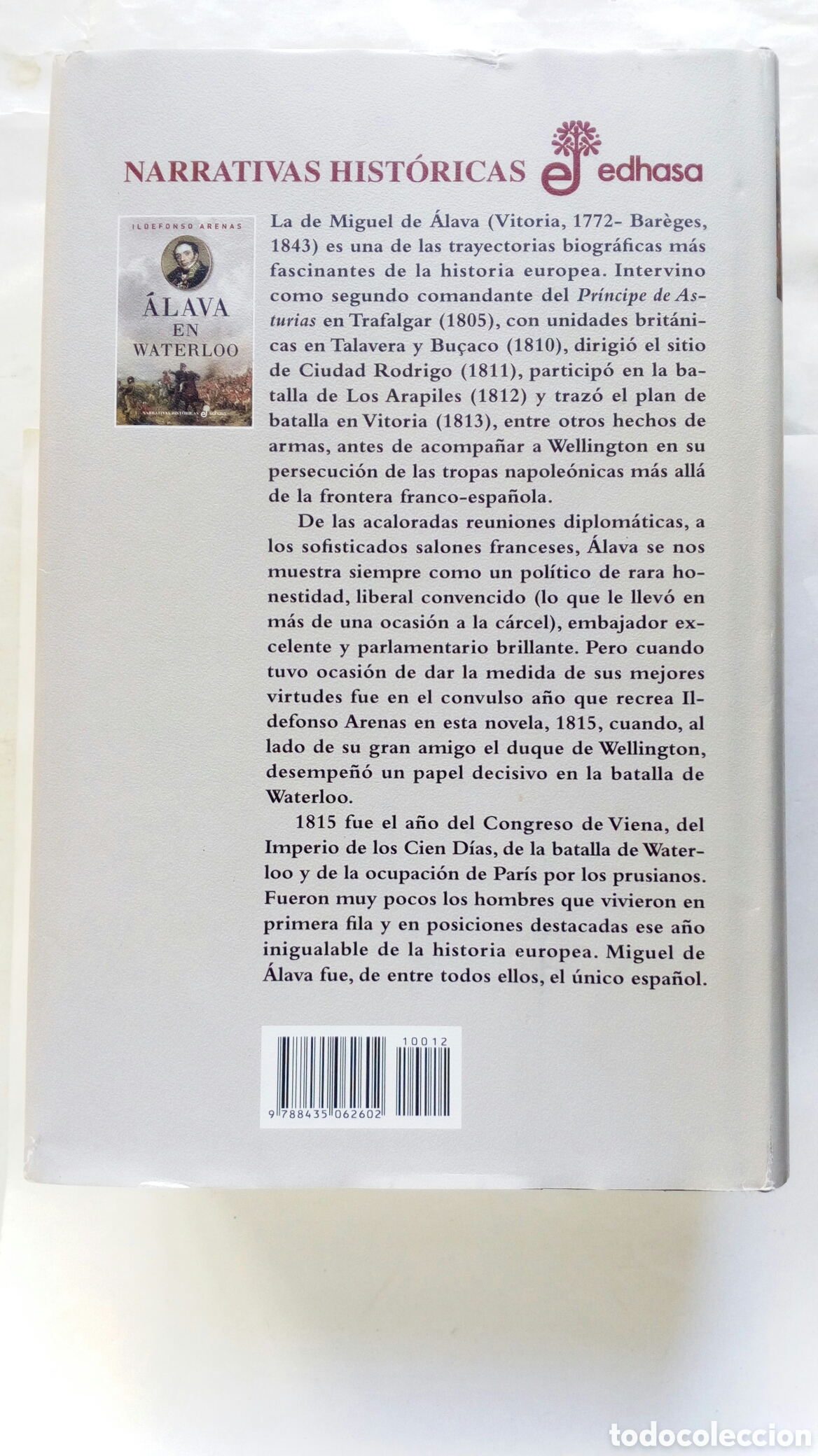 Libros de segunda mano: &Aacute;lava en Waterloo. Ildefonso Arenas. - Foto 2