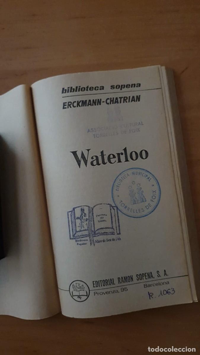 Libros de segunda mano: Waterloo de Erckmann-Chatrian - Foto 2