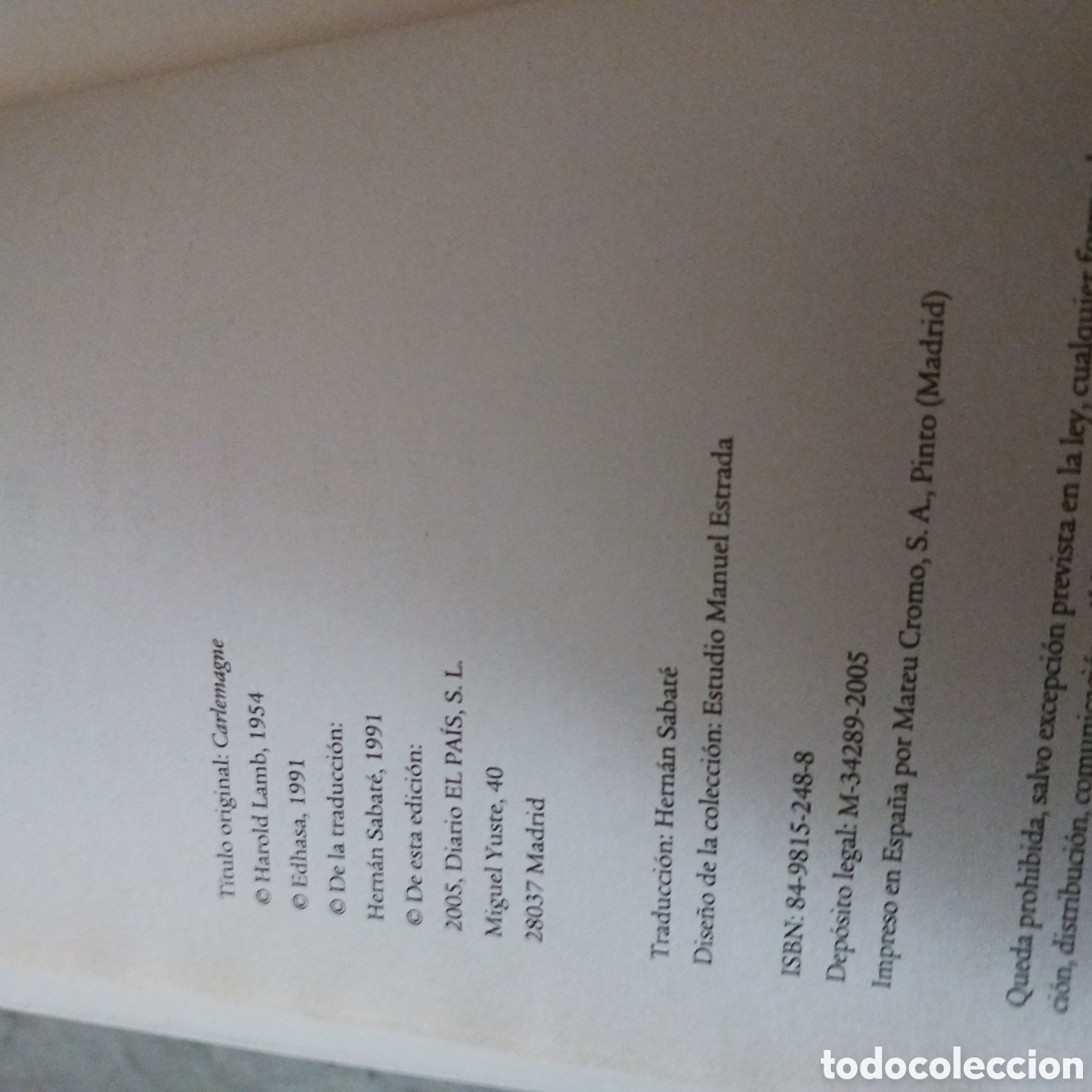 Libros de segunda mano: Carlomagno de Harold Lamb - Foto 6