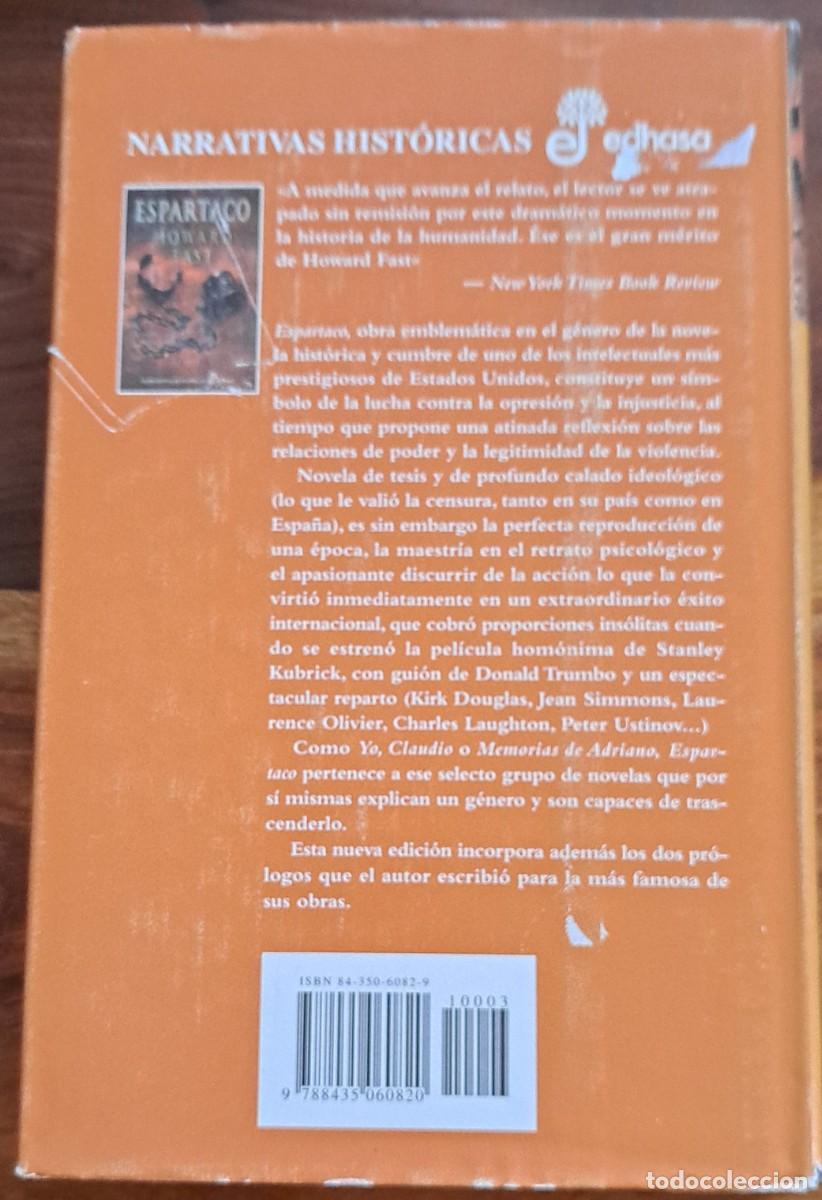 Libros de segunda mano: Fast, Howard; Espartaco. Edhasa - Foto 2