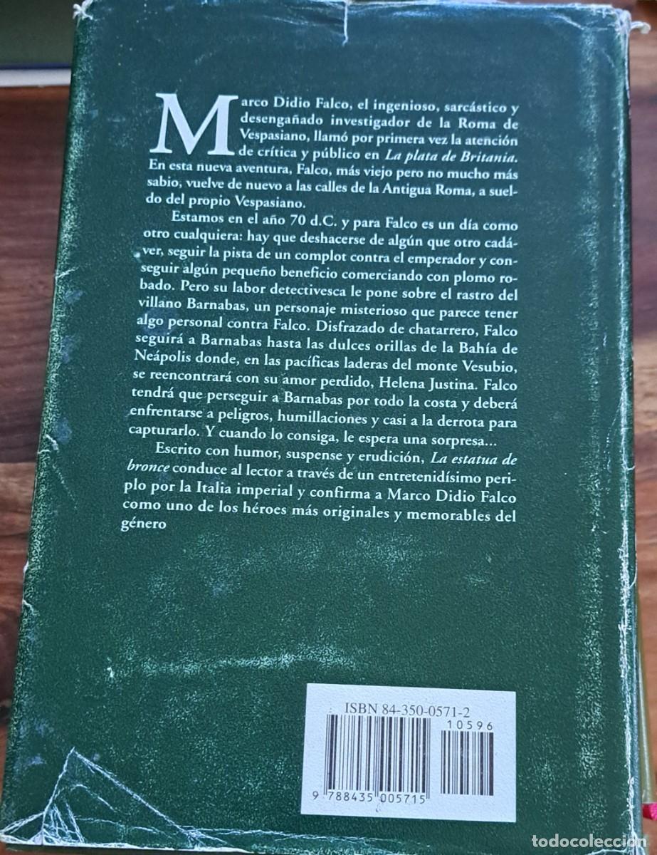 Libros de segunda mano: Davis, Lindsey; La estatua de bronce. Edhasa - Foto 2