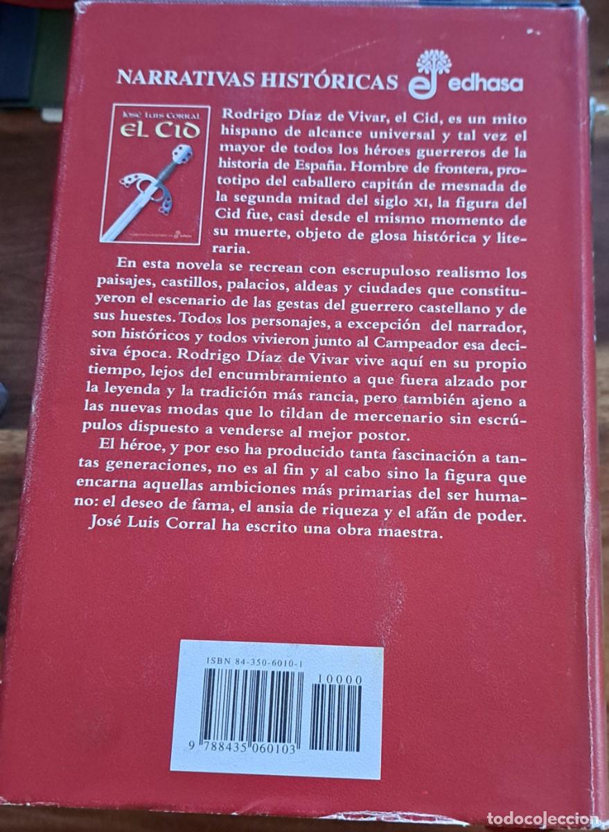 Libros de segunda mano: Corral, Jos&eacute; Luis; El Cid. Edhasa. - Foto 2