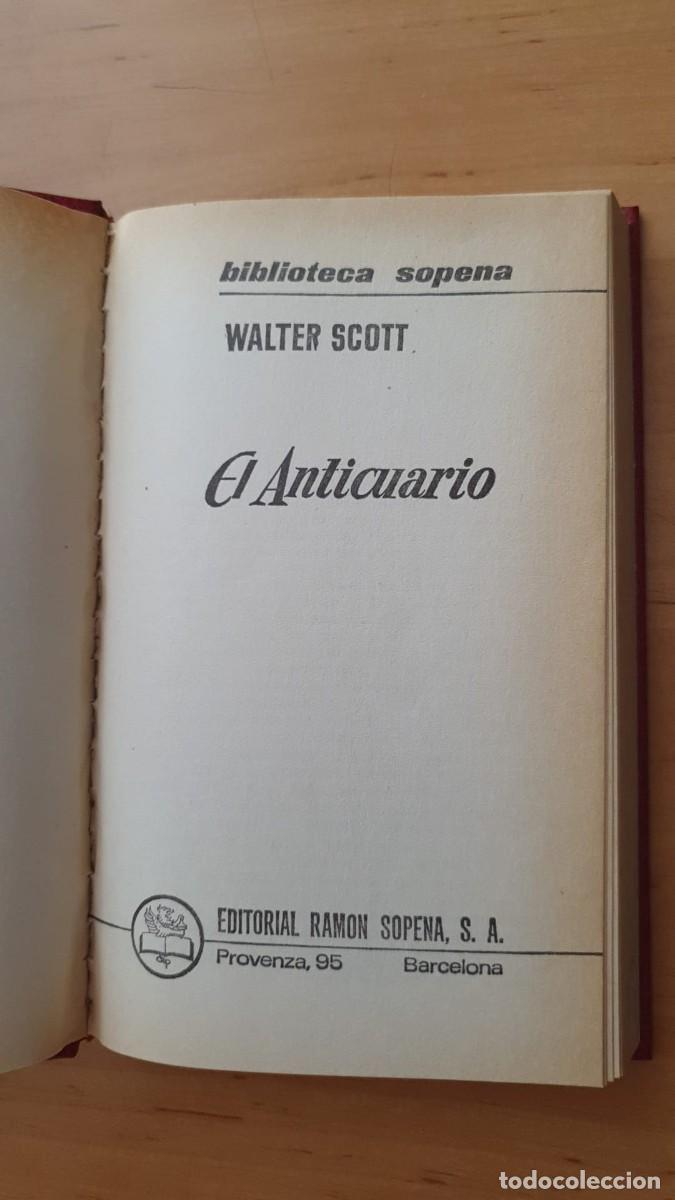 Libros de segunda mano: El Anticuario de Walter Scott - Foto 2