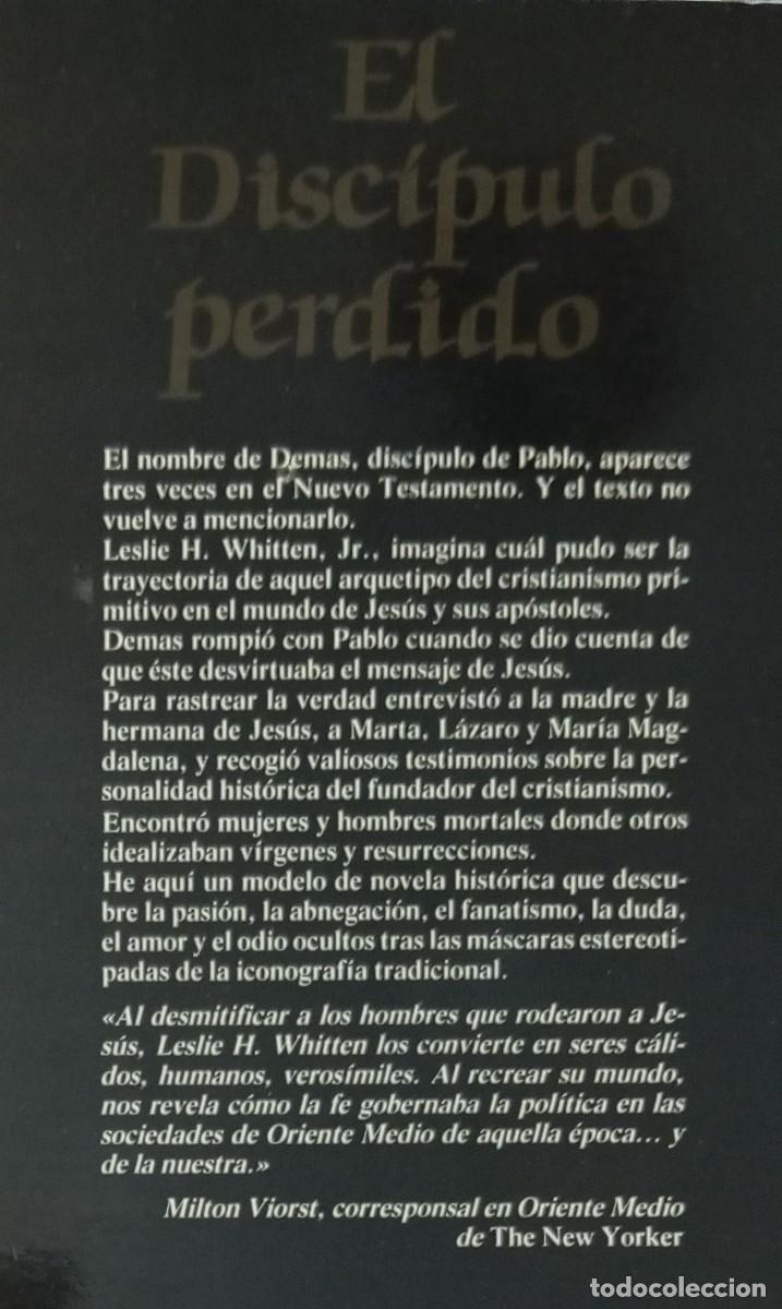Libros de segunda mano: EL DISCIPULO PERDIDO - LESLIE H. WHITTEN - Foto 2