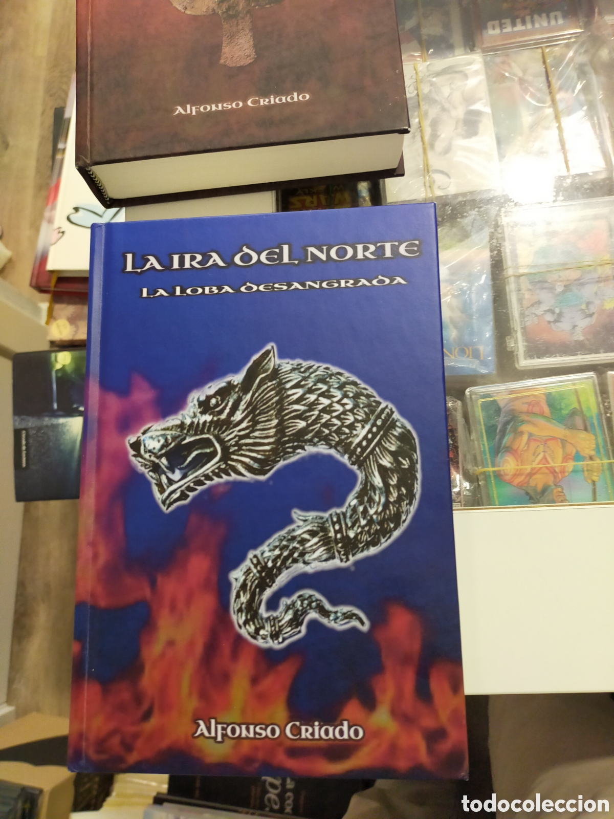 Second hand books: LA IRA DEL NORTE LA LOBA DESANGRADA ALFONSO CRIADO TAPA DURA BUEN ESTADO